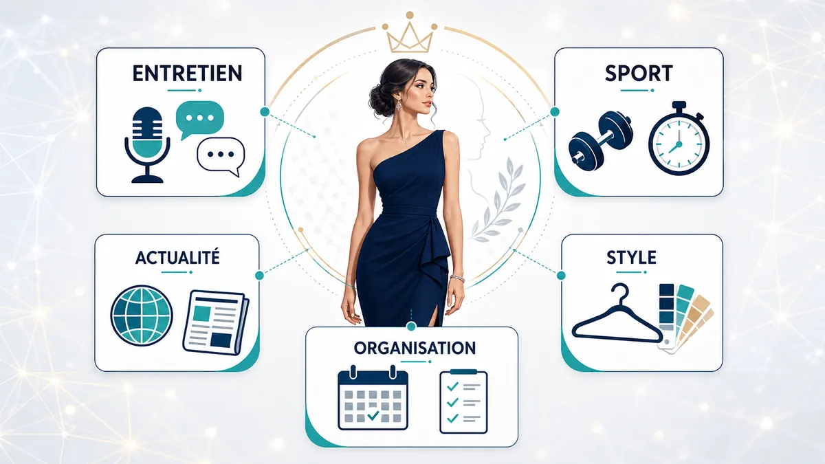 Infographie des usages des agents IA dans la préparation d'un concours