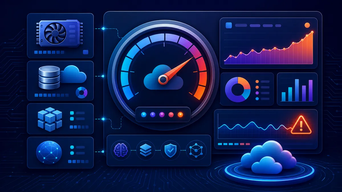 Infographie sur le suivi des coûts dans un cloud IA