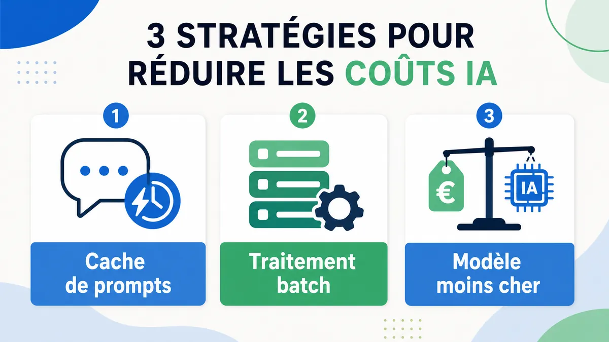 Stratégies pour réduire les coûts d’utilisation des modèles IA