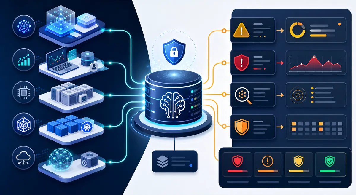 Inventaire centralisé des actifs IA reliés aux alertes de sécurité