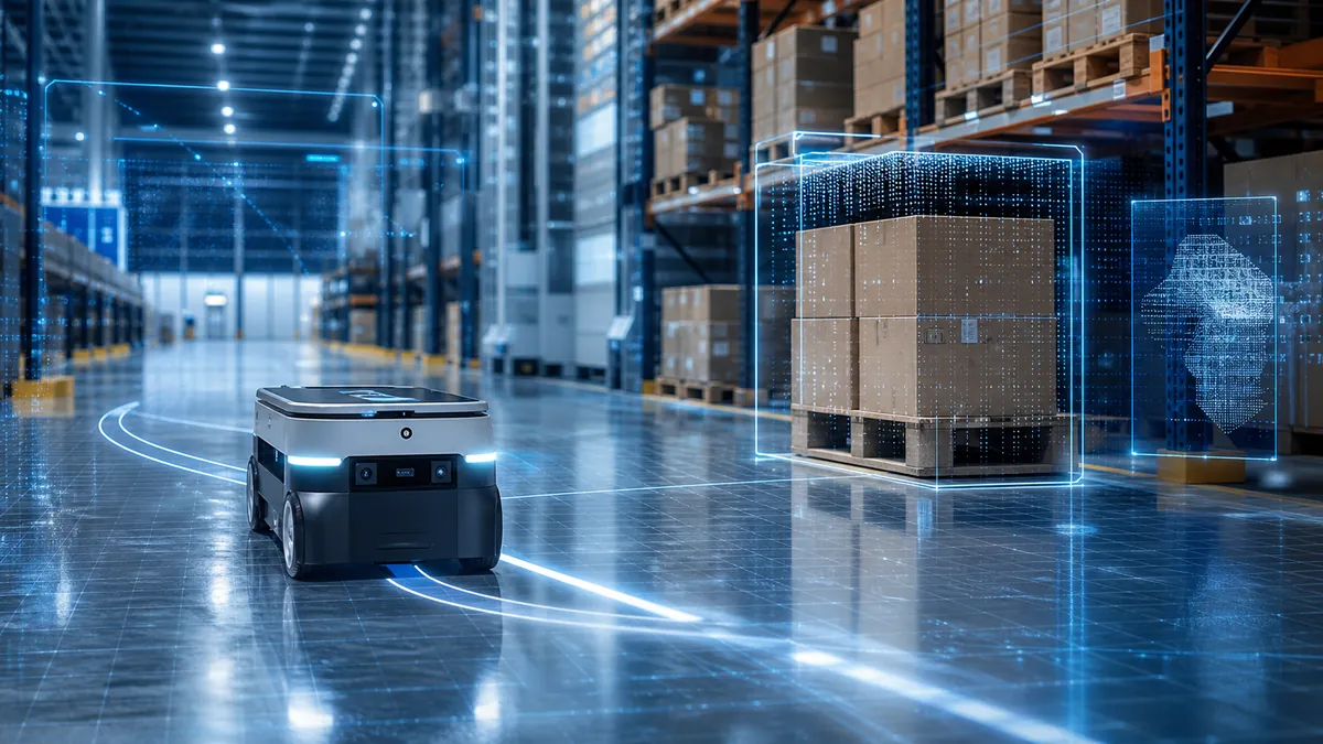 Robot autonome analysant son environnement en temps réel
