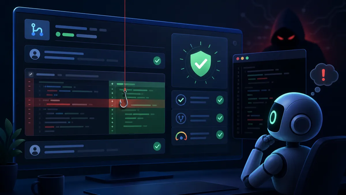 Assistant de code trompé par une pull request malveillante