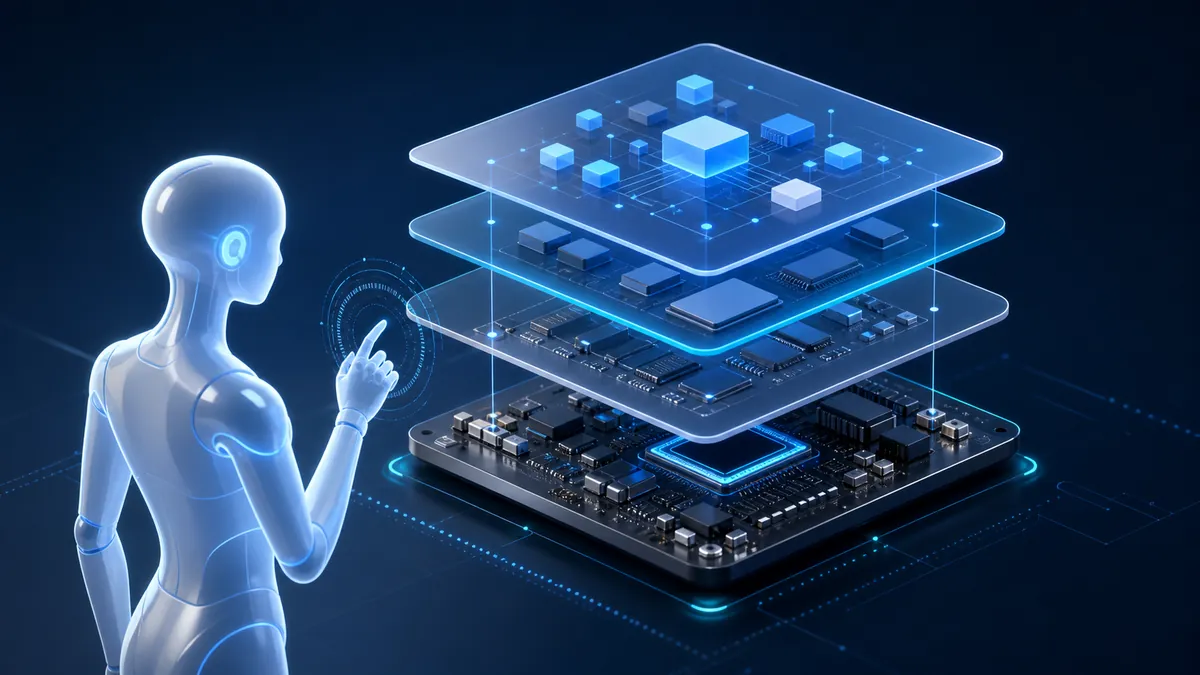 Agent IA analysant les couches d’un système logiciel embarqué