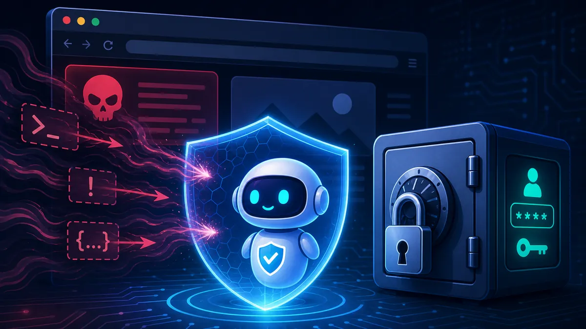 Agent IA protégé contre une attaque par injection de prompt