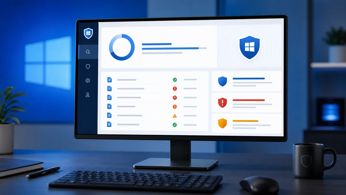 Analyse antispyware sur un ordinateur Windows