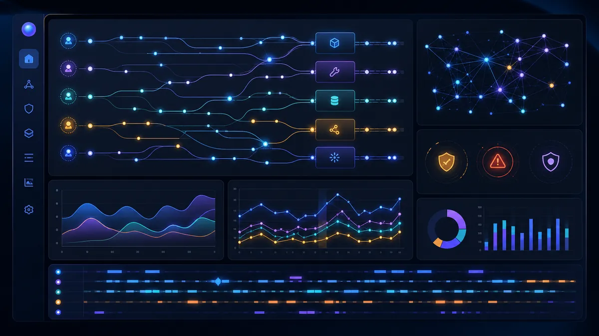 Tableau de bord d’observabilité pour agents IA
