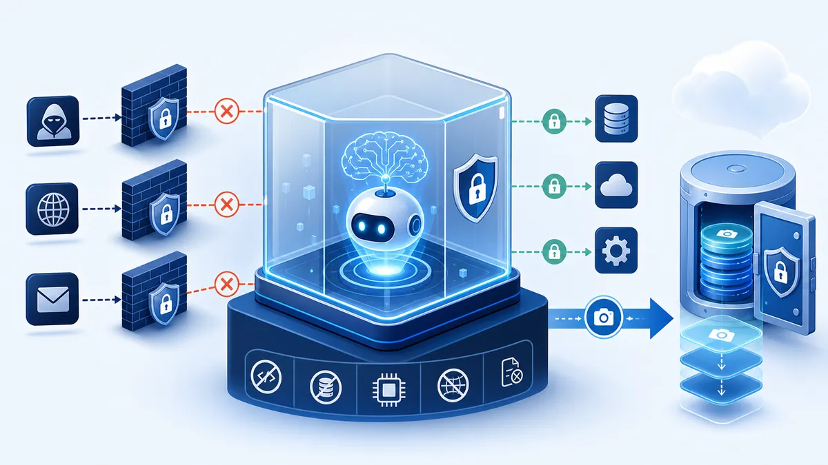 Un agent IA exécuté dans un environnement sandbox isolé
