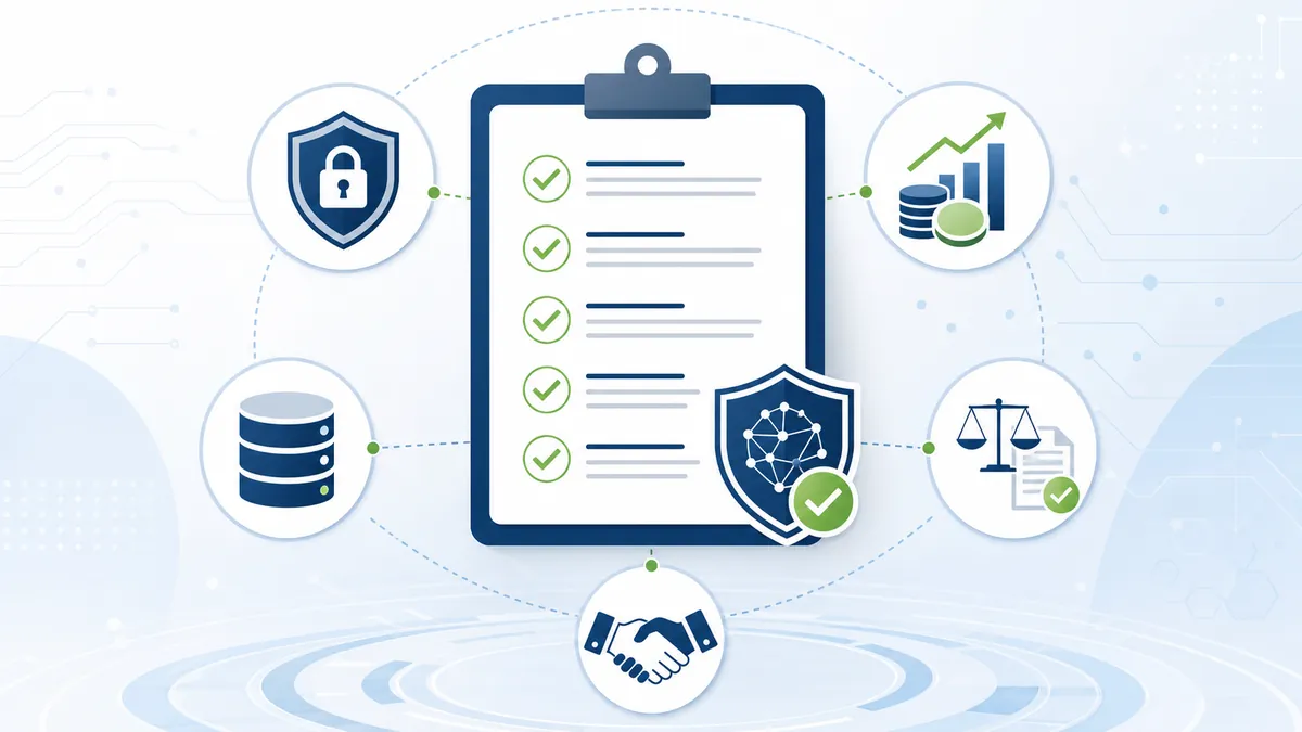Checklist visuelle de gouvernance de l'intelligence artificielle en entreprise