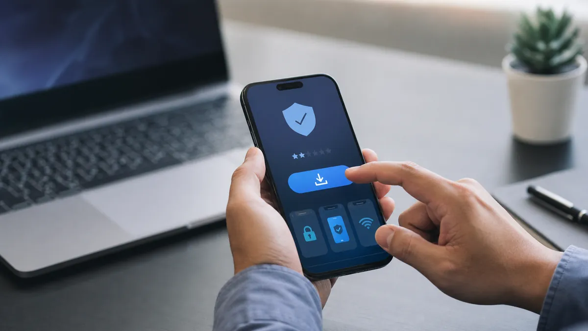 Installation d’une application de sécurité sur smartphone