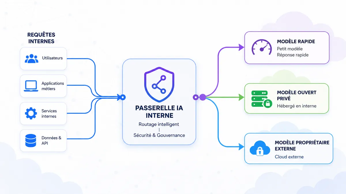 Architecture de routage entre plusieurs modèles d'intelligence artificielle