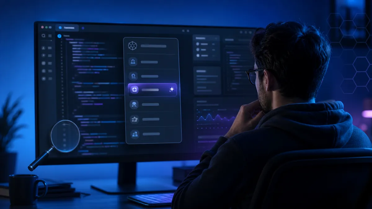 Développeur observant un modèle IA inconnu dans Cursor