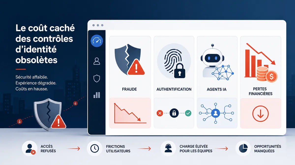 Infographie sur les coûts des contrôles d’identité obsolètes pour les entreprises