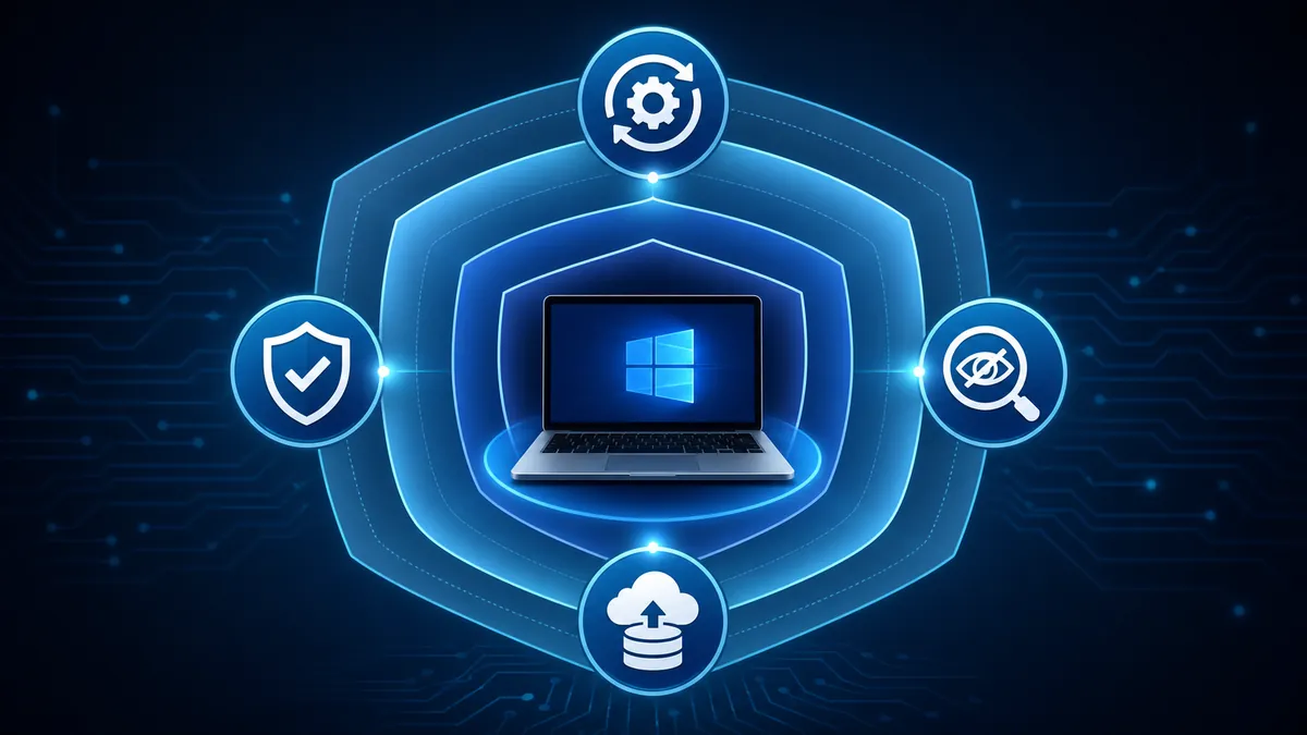 Couches de protection recommandées pour un PC Windows