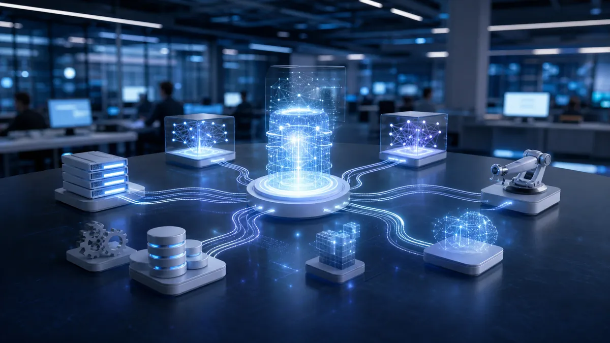 Agent IA connecté à des modèles de machine learning et à des bases de données