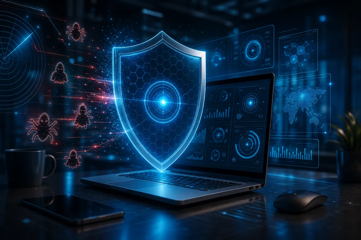 Ordinateur Windows protégé contre les logiciels espions